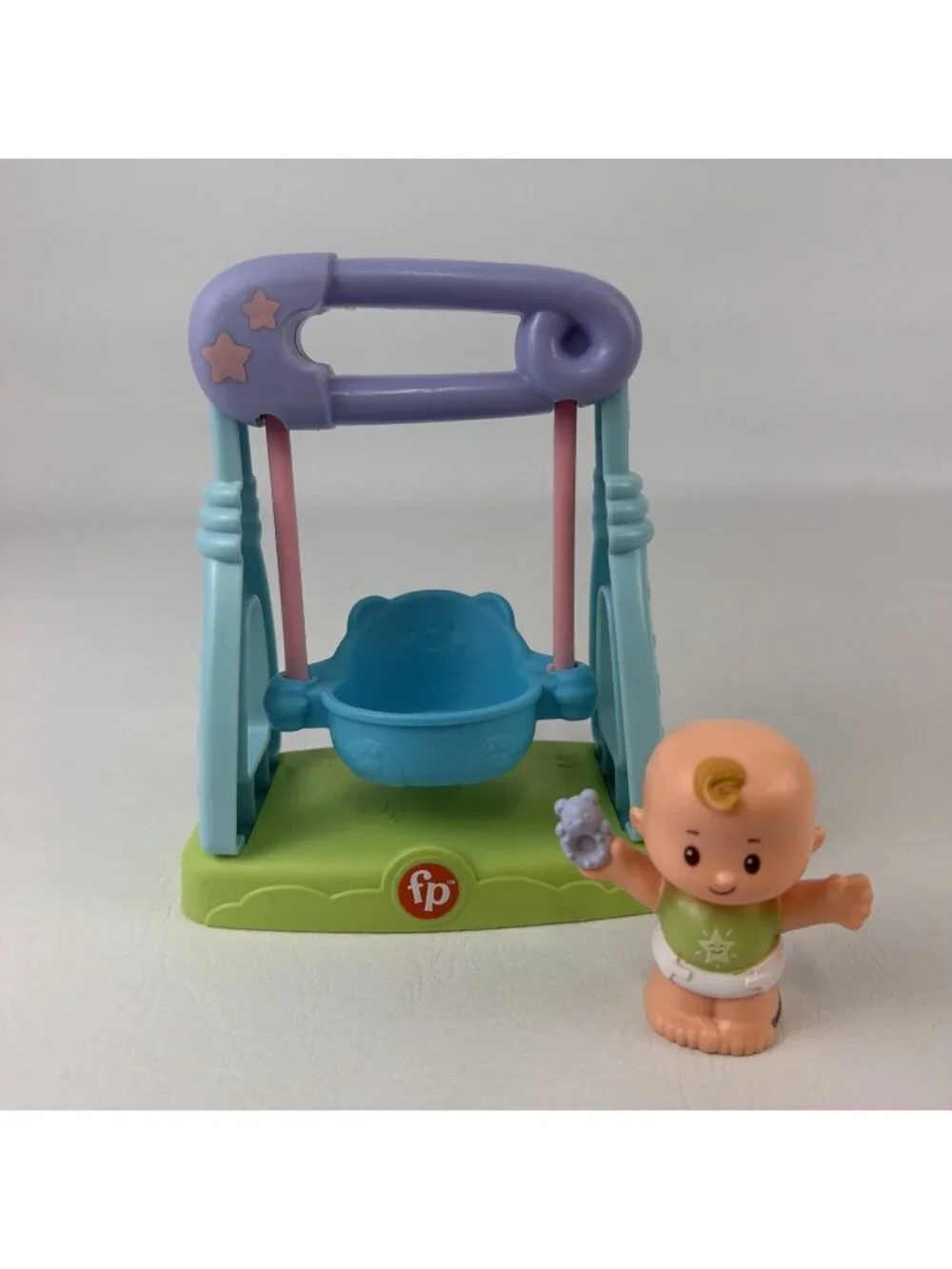 Fisher Price Little People Babies 1-2-3 Swing n Stroll with baby Rattle toy 2020